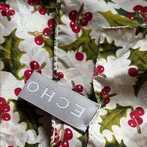Echo Festive Holly and Berry Scarf